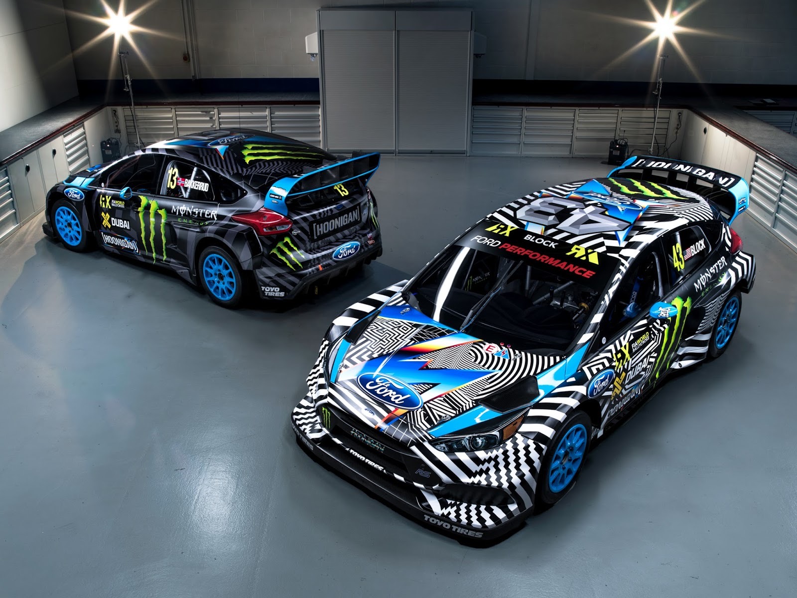 Liveries FIA World Rallycross 2016 (Ford Focus RS RX) — Hoonigan Racing Division / Ken Block, 2016