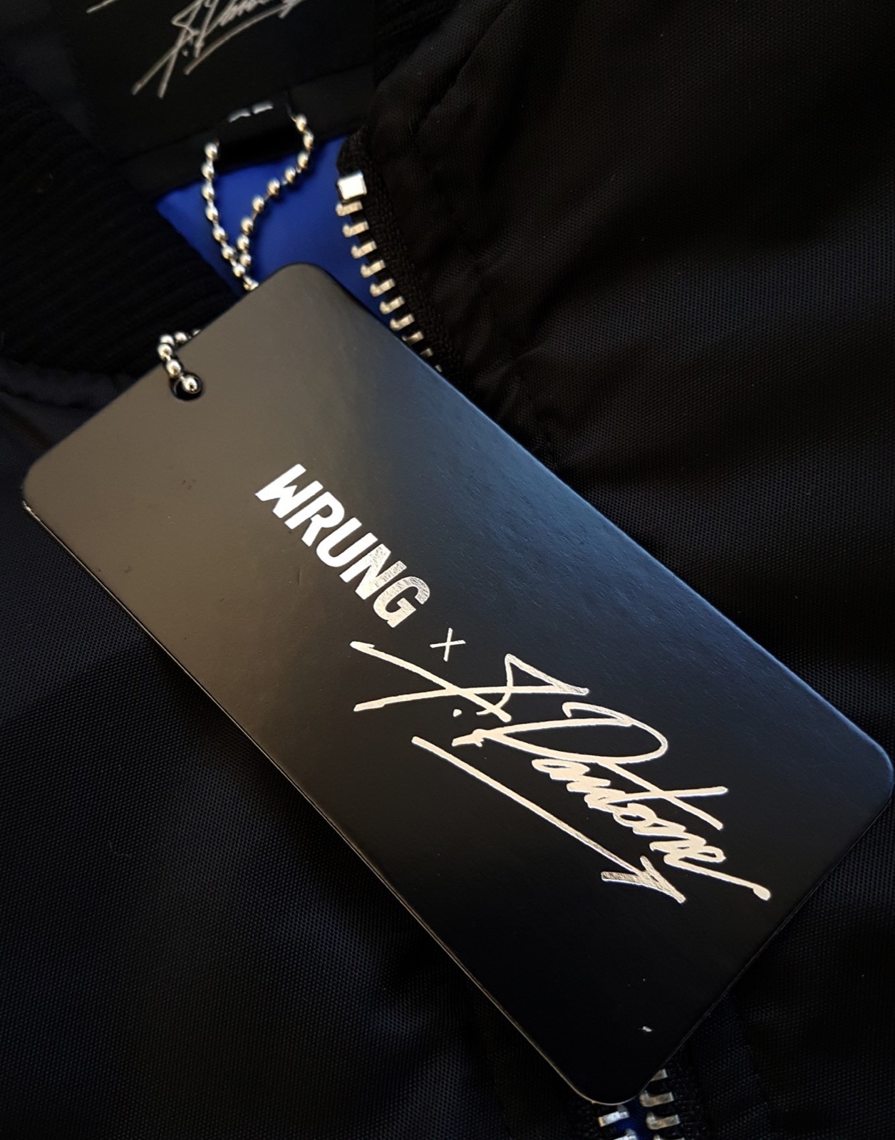 Wrung × Felipe Pantone — Chaqueta de la cápsula — foto de prensa · prototipo local — clearance por imagen antes de publicar