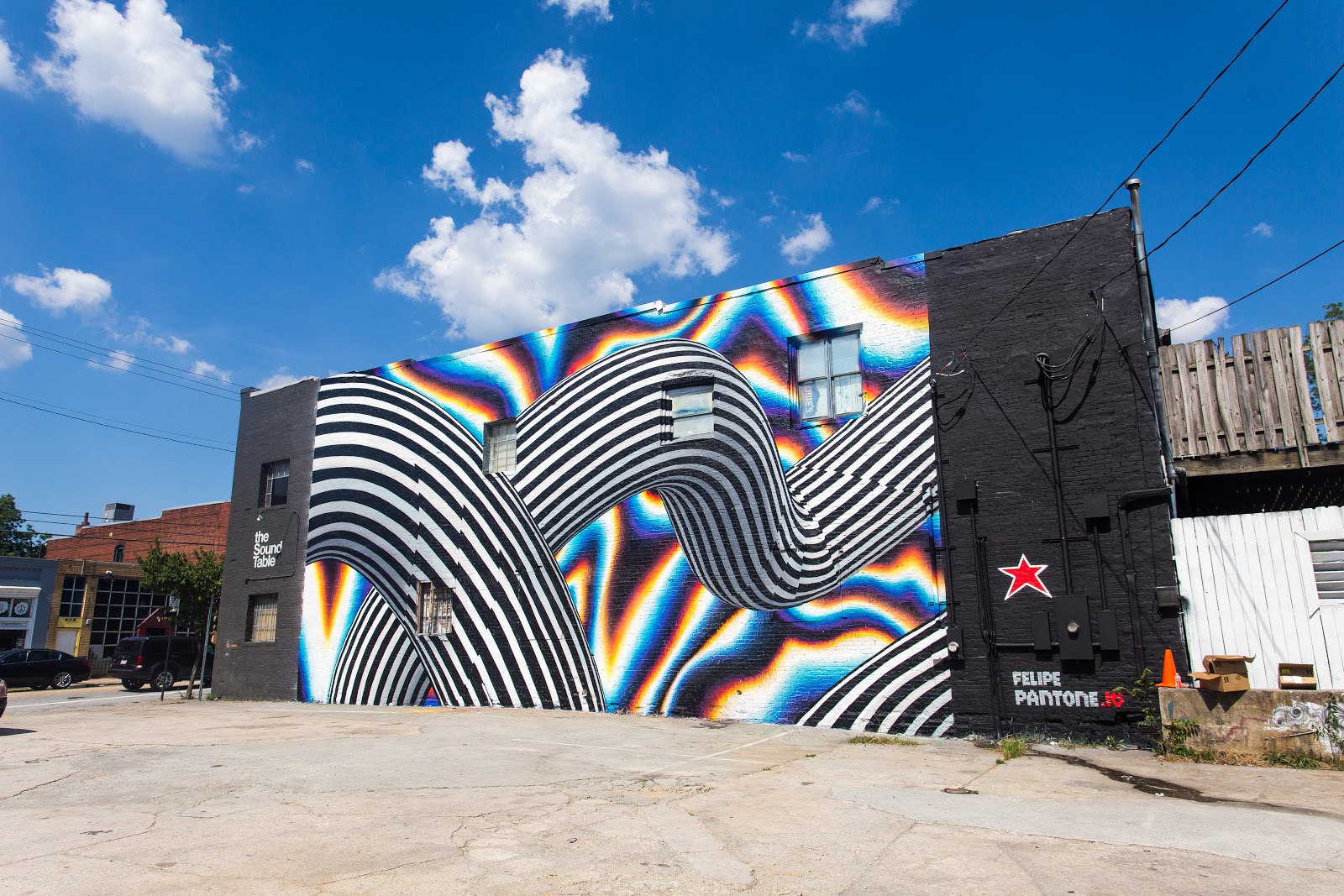 Sound Table mural (OuterSpace Project) — Atlanta, 2016