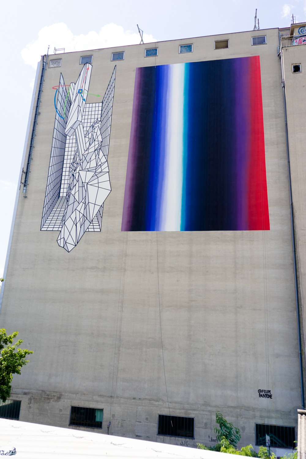Encapsulated motion and Chromachrome study in 400 m² — Graz, 2015