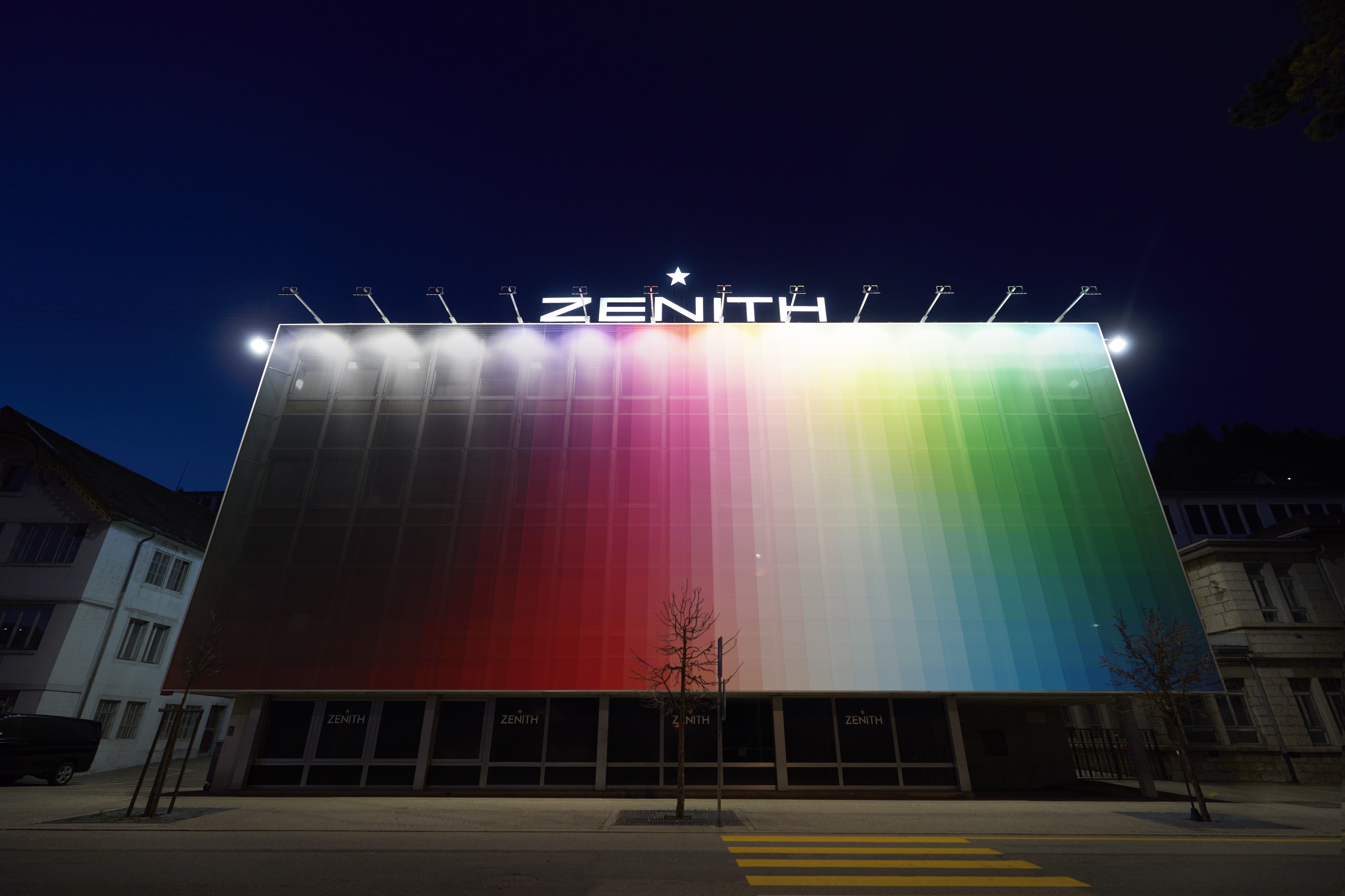 Zenith Manufacture facade — Le Locle, 2020