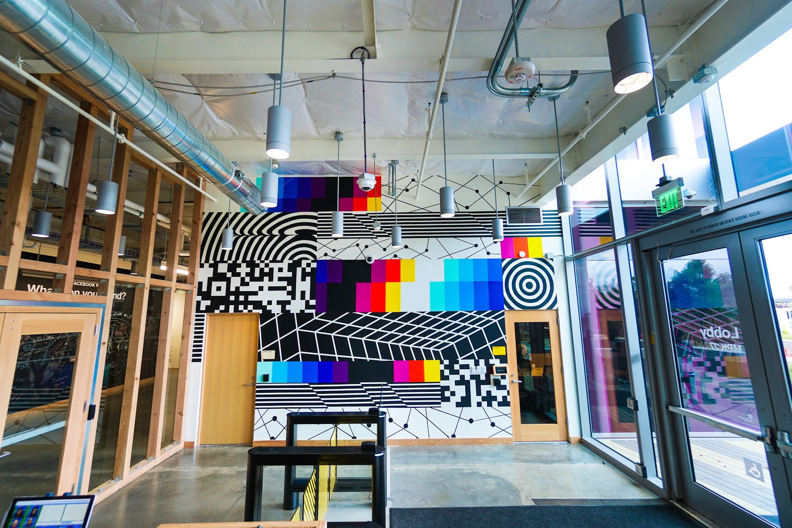 Facebook HQ mural — Menlo Park, 2020