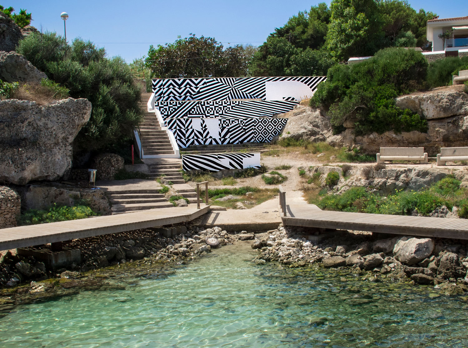 Mural — Cala Pedrera, Menorca, 2013