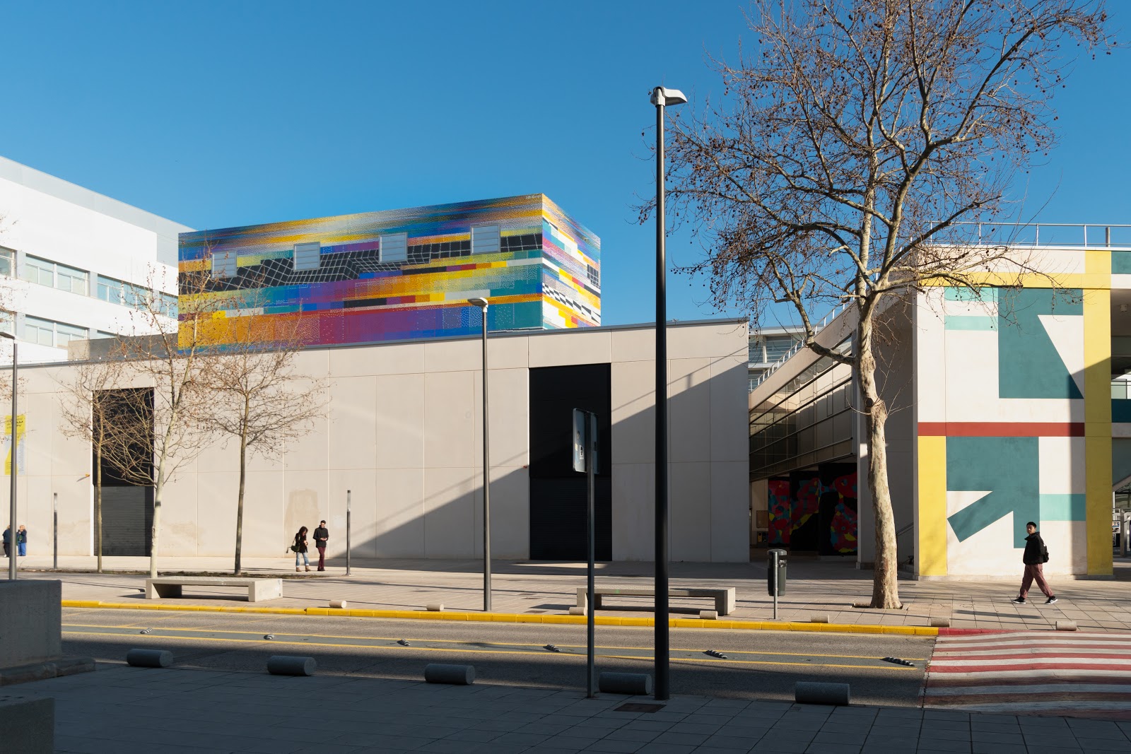 Chromadynamica (UPV mosaic facade), 2020 — foto del Drive del estudio (harvest 2026-07-04) · carpeta valencia-2020-upv-mosaic