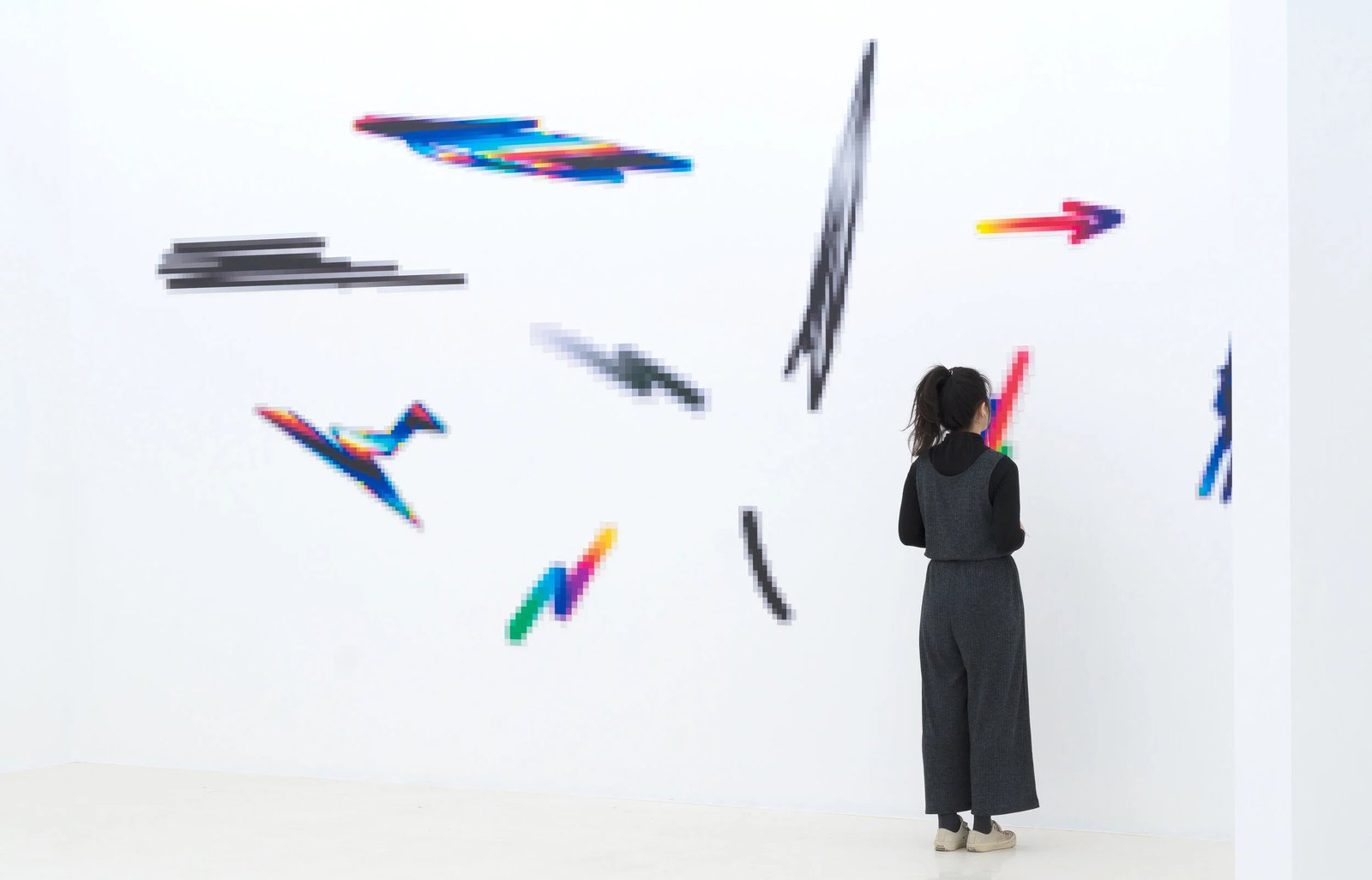 Distance, Speed, Time, Formula — vista de sala (danysz-shanghai-2019-dstf.jpg)