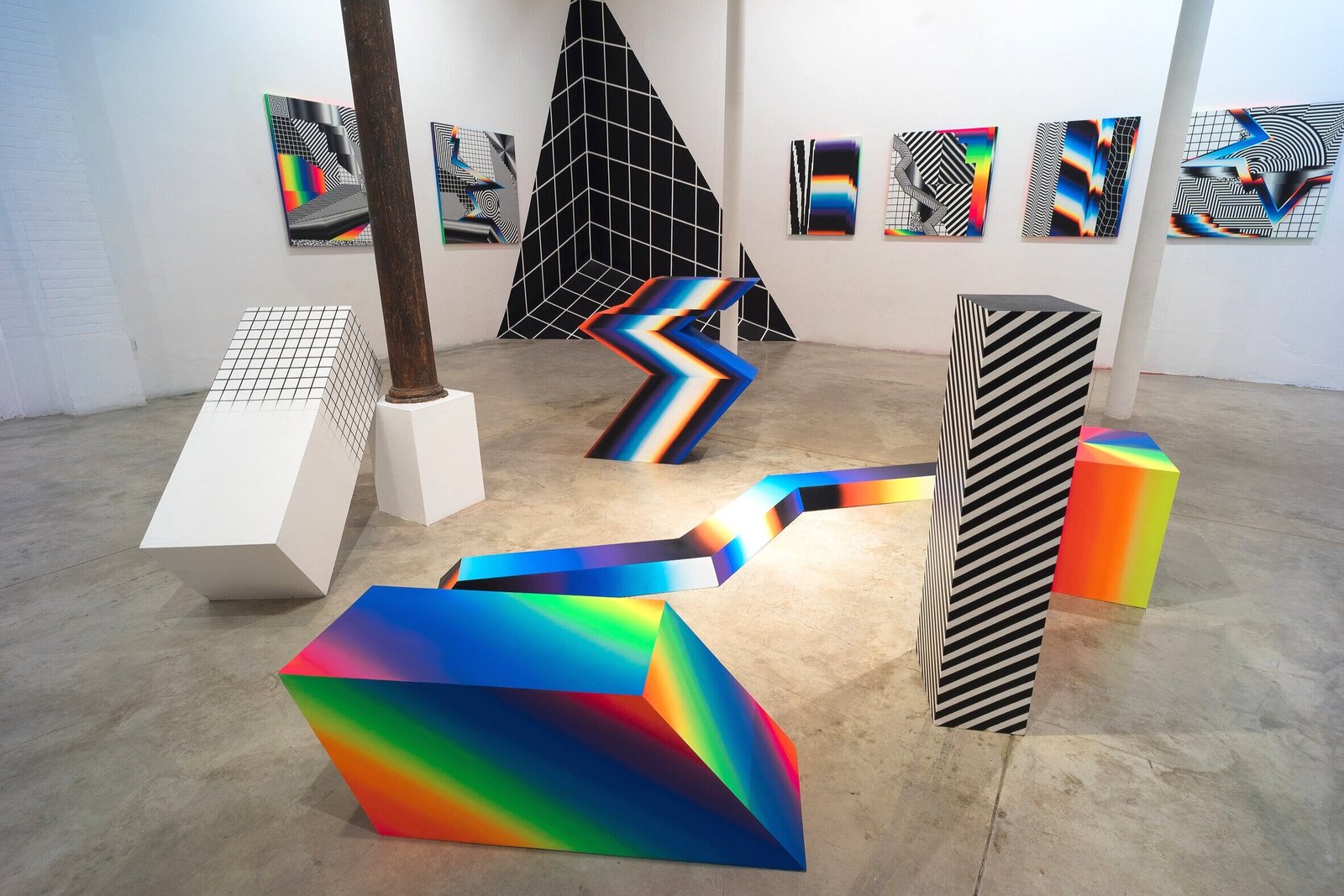 Opticromías — installation view