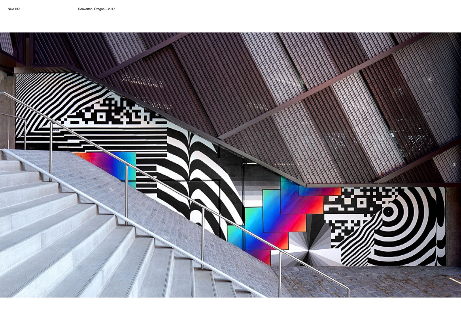 Nike HQ mural — Beaverton, 2017